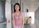 碎花裙美女