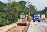 快了！北流北宝二级公路改建工程陆续进入路面施工阶段