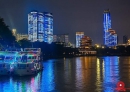 邕江民生广场之夜