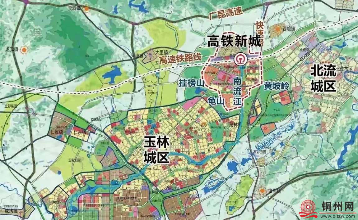 玉林和北流同城化发展感觉没什么进展似的