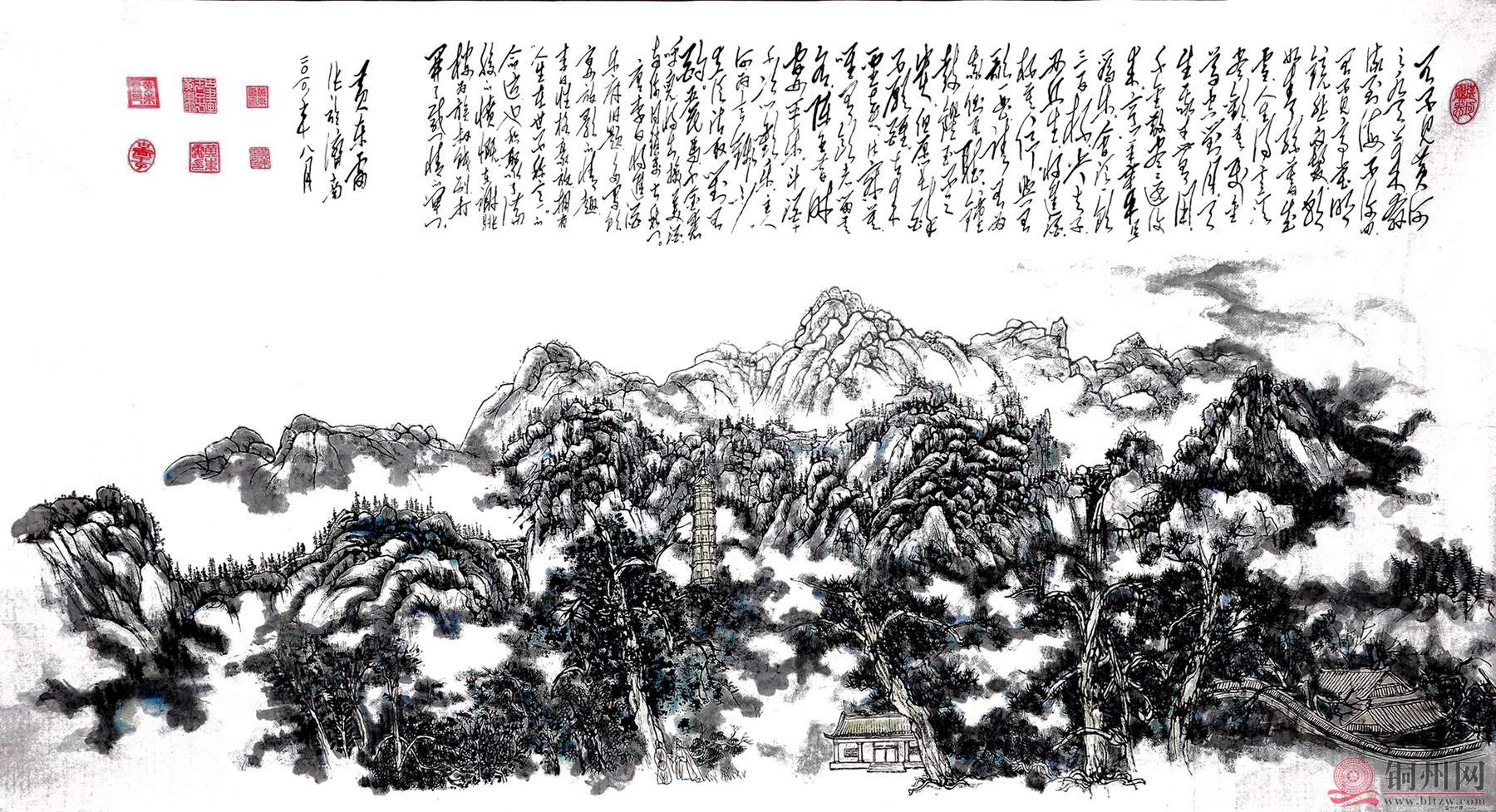 黄东雷水墨画 与尔同销万古愁-4.jpg